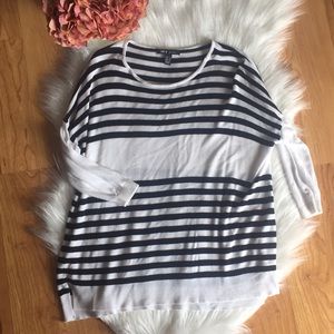 Striped light sweater